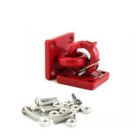 2 Piezas De Anillo De Remolque Rojo En Metal Para Coche RC 1/10 TRX-4 Axial SCX10 90046 Piezas De Mejora Para Juguetes Y Vehículos - details 2