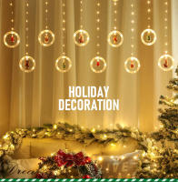 Luces Navideñas LED Decorativas En Forma De Estrella Y Cortina Para Arbolito De Navidad Cadena De Luces Para Crear Ambiente Festivo - details 0