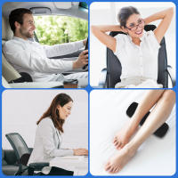 Cojín De Soporte Lumbar De Espuma De Memoria Almohada Para Cintura Alivio De Fatiga Ergonómica Para Coche Silla De Oficina Hogar - details 3