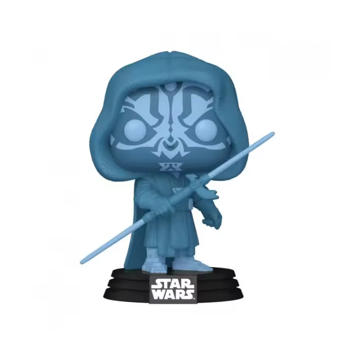 Funko POP! Vinyl Star Wars - Darth maul (holo) (glow) - Juguete para Niños y Adultos - Fans - Diversidad de Personajes y Temáticas - 1