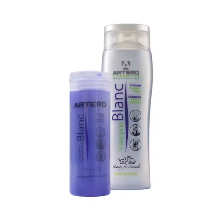 ARTERO - Blanc - Champú para Perros y Gatos de Pelo blanco, Negro o Mixto - 1