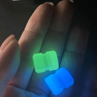 20Pcs Tapones De Válvula De Neumático Luminosos Miniatura Para Coche Bicicleta Fluorescente Brilla Nocturnamente Decoración Para Rueda De Automóvil Y Motocicleta - details 1