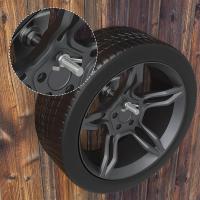 Soporte De Neumático De Reserva Para Coche Accesorios De Remolque Soporte De Pared Para Neumático De Reserva Para Carga De Vehículo Y Camión Material De Acero Inoxidable - details 11