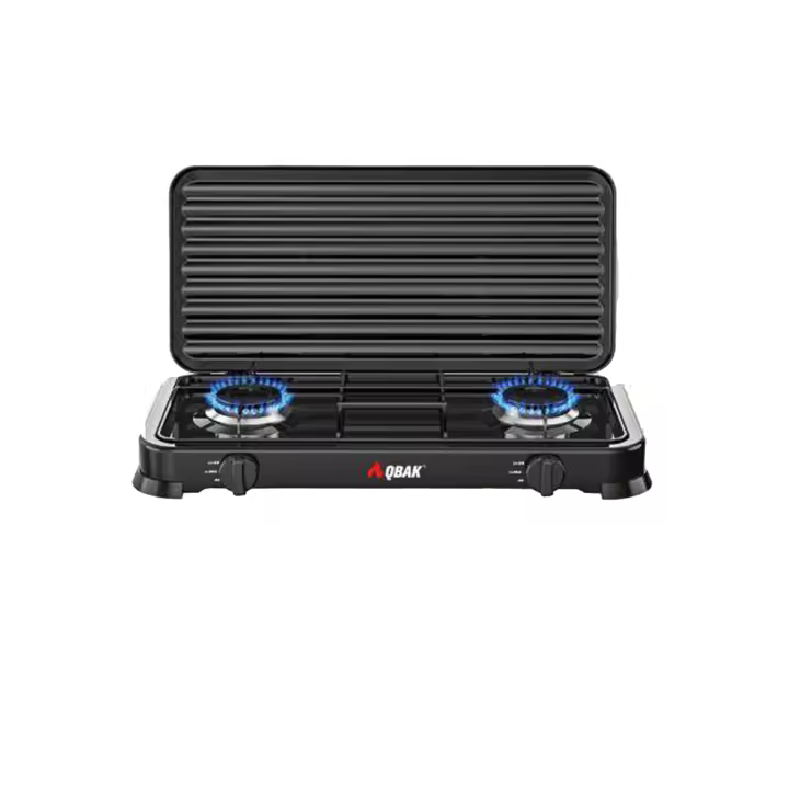 UD -  Camping gas hornillo Doble Qbak , Qbak Cocina Portatil , adaptable en butano y propano. - 1