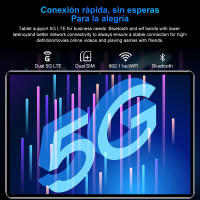 Promoción en 2025 5G nueva tableta original Android de 10,1 pulgadas 16GB Ram 1tb ROM 20000 MA 14 núcleo Android 13.0 4G / 5G red portátil WiFi Bluetooth ultra HD pantalla completa en venta con teclado para auriculares Bluetooth - details 6