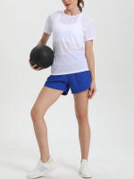 5Pcs Camiseta Deportiva Para Mujer Ultraligera Secado Rápido Transpirable Top Ligero Para Entrenamiento Fitness Running Gym - details 14