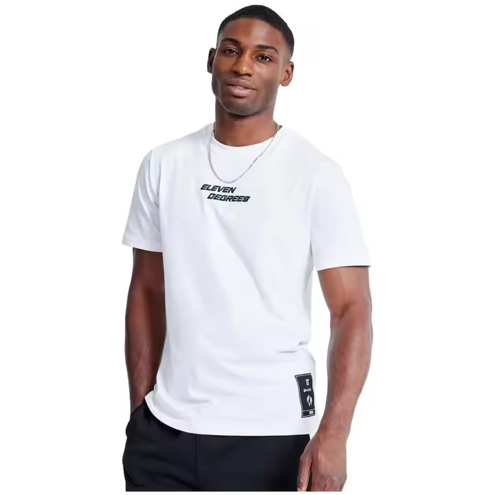 Camiseta de Manga Corta 11 Degrees  para hombre en color blanco - 1