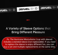 DRYWELL Masturbador Para Hombres Juguetes Sexuales Realista Vagina De Silicona Monedero Para Masturbarse Cupón De Juguete Erótico - details 10
