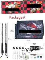 2PCS Luzes LED De Control Remoto Bluetooth 2FT Para Antena Escalera UTV ATV Camión De Tierra Buggy De Arena RZR - details 4