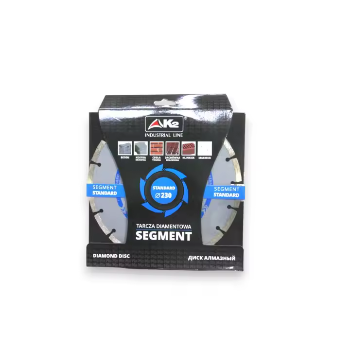 Disco de Corte Estandar Segmentado Marca K2 - NPDSS230 - 1