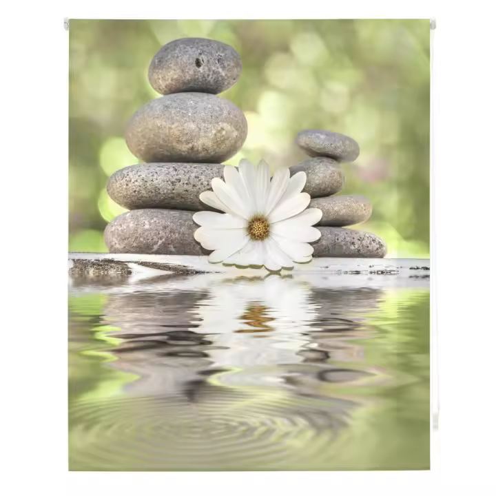 HAPPYSTOR  Estor Enrollable Traslúcido Estampado Digital Zen HSCZ05359 - 1