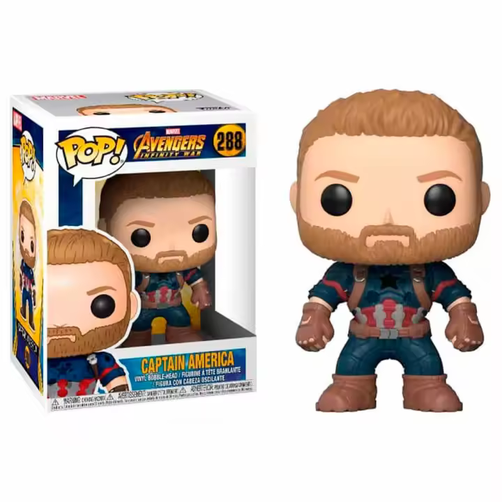 Funko Capitán America  Infinity War Vengadores 288  CAptain Avengers Funko Pop - 1