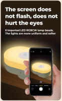 Lámpara De Pared Inteligente LED WiFi Tuya Con Sensor De Movimiento PIR Luz Nocturna Blanca Cálida Y RGB Control Remoto Por App Compatible Con Alexa Y Google Home - details 8