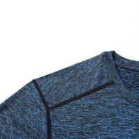 Camiseta Deportiva De Verano Para Hombres Transpirable Y Ligera Con Manga Corta Tejido De Poliéster Y Spandex Secado Rápido Moda Natural Simple - details 17