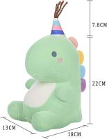 Peluches de dinosaurios de peluche, bonitos animales de peluche, muñecos de regalo para niños, niñas, niños, bebés y niños pequeños - details 0