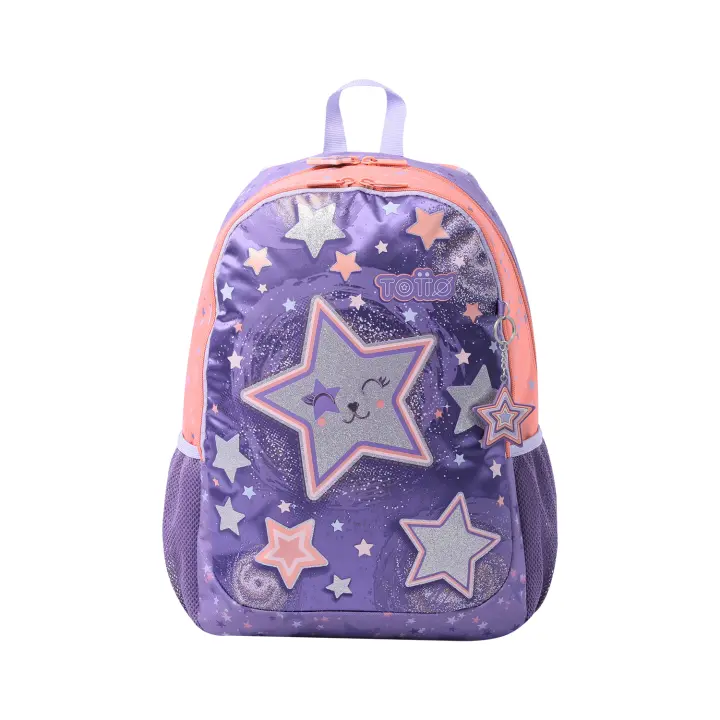 Totto Mochila infantil  Star Cat -Dimensiones:31.5 x 44 x 12 cm-Material: Poliester - 1