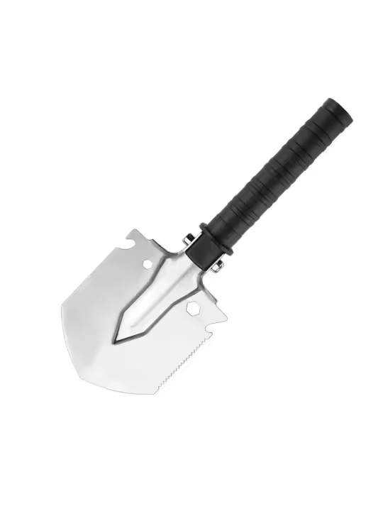 Shovel Militar Plegable Para Exteriores Multifuncional Y Gruesa Para Acampar Y Excavaciones Uso Militar Dureza Superior - 1