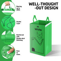 Bandeja De Reciclaje 149L Impermeable Con Bolsa De Basura Reciclable Y Estampado Colorido - Almacenamiento Plegable Para Botellas Para Cocina Y Hogar - details 4