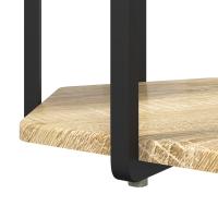 Mesa auxiliar vidaXL de 2 piezas de madera de roble Sonoma y metal - details 6