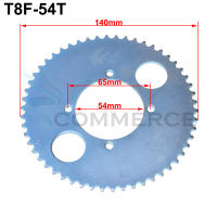 Rueda Trasera De Scooter Eléctrica T8F 44T/54T Con Engrosamiento De Cadena Y Adaptador De Libre Rodar Para Bicicleta Pocket Pit Dirt Bike Metal - details 6