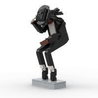 Bloques De Construcción MOC Superstar Music Singers Dancers MJ Moonwalk Modelo De Michael Jackson Para Niños Y Adultos Regalo De Navidad - details 0