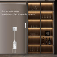 Luz LED COB Para Gabinete Multiple Con Sensor Táctil Dimmer Y Enchufe De EE.UU. Para Colección Display Librería Armario - details 0