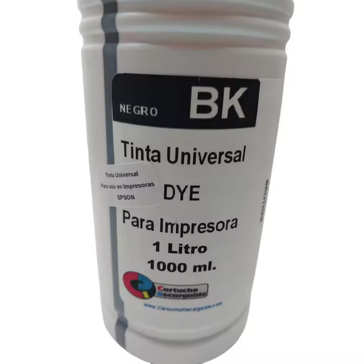 Tinta Ink-Jet Negra Compatible EPSON Brother 1 Litro - 1