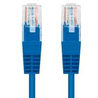 Nanocable 10.20.0400-L30-BL 30cm Cat.6 Azul Cable de Red RJ45 M/M para PC Ordenador Portatil Consolas TV Routers Redes Internet Impresoras Latiguillo LAN 8P8C Local Area Network - details 1