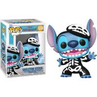 Funko PAck 2 Funko Stitch Skeleton Pumpkin Halloween calabaza esqueleto 1234 1087  Disney Funko Pop - details 2