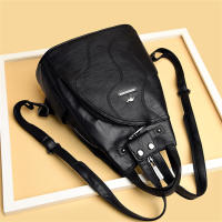 Mochila De Cuero De Alta Calidad Para Mujer Gran Capacidad Antirrobo Para Viajes Bolsa De Hombro Escolar Para Adolescentes Chicas - details 18