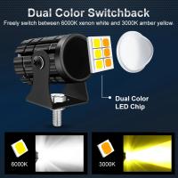 2 PCS Faros LED Super Brillantes Para Motocicleta Con Interruptor Lente De Proyector Explorador LED Auxiliar Para Nebulosa - details 1