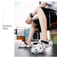 Clogs De Verano Para Hombres Sandalias De Plataforma EVA Pantuflas Casuales Tallas Grandes 46 47 Zapatos Planos Moda Unisex Para Playa - details 9