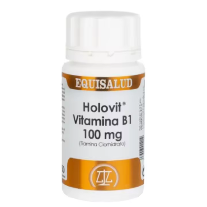 Holovit Vitamina B1 100Mg Tiamina Clorhidrato 50caps Equisalud - 1