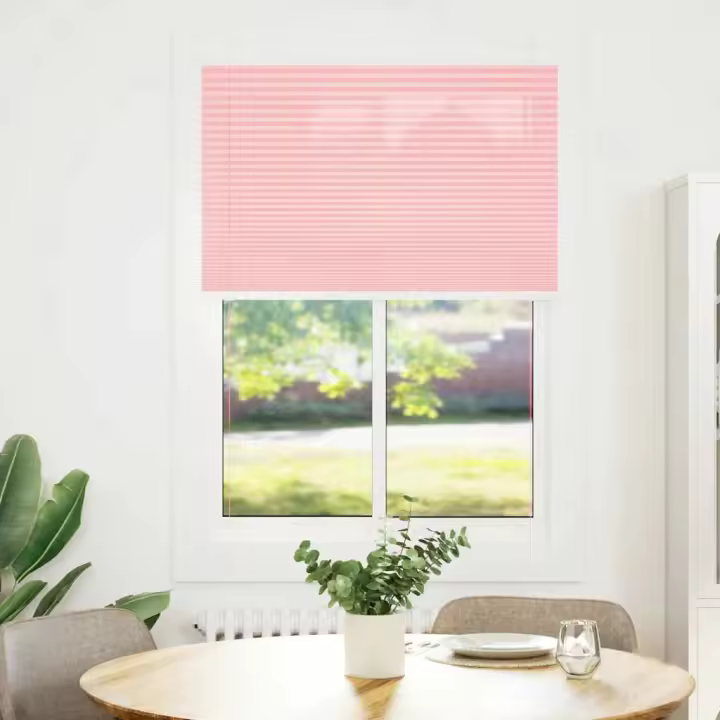 Estor Plisado rosa 90x100 cm Tela Ancho 89,4 cm Poliéster - 1