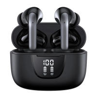 BIT Auriculares inalámbricos Bluetooth 5,3 con estuche de carga con pantalla LED, resistentes al agua, para Android, iPhone, correr, deportes, trabajo - details 0