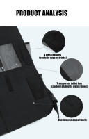 Organizador De Coche Para Asiento Trasero Con Soporte Para Tableta Táctil Bolsillos De Almacenamiento Y Protección De Sillín Accesorios De Coche - details 3