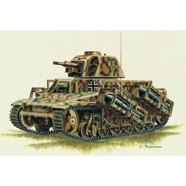 TROMPETER 00352 FRANCE 39H TANK SA 38 37mm GUN 1/35 - 1