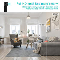 Cámara Mini HD 1080P Wifi Portátil Cámara Micro Con Grabación En Bucle Soporte De Visión Remota Cámara Pequeña Para Seguridad Doméstica - details 5
