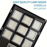 Luz Solar Exterior 10000LM Con Sensor De Movimiento Impermeable Luz De Calle Para Jardín Y Atracciones Poder Solar Luz De Muralla - details 2