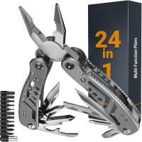 Herramienta Multifuncional DUTRIEUX Para Prensa De Tubos Múltiples Y Puzzle 3D Herramienta Foldable EDC De Metal Cuier Knife - details 0