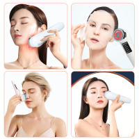 Masajeador Facial De 5 En 1 EMS Microcorriente Tensión De Piel Compresión Caliente Rejuvenecimiento LED Antiarrugas Dispositivo USB Acrylic - details 11