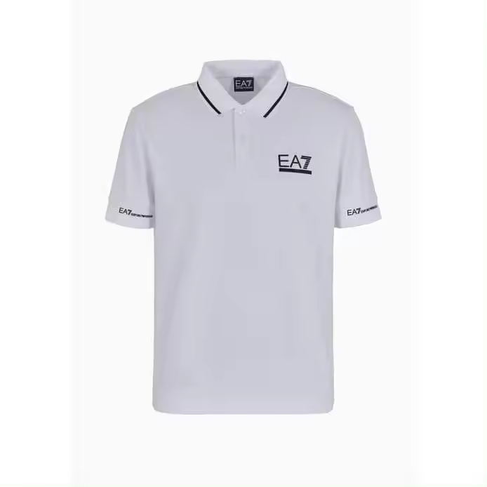 Polo Emporio Armani EA7 3DPF19 PJ04Z 1100 white - 1