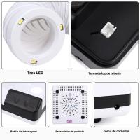 Máquina Coleccionadora De Polvo De Uñas 60W Aspiradora Potente Para Manicura Y Pedicura En Salón De Belleza Material Plástico - details 6