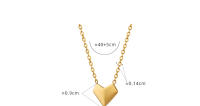 Encanto Collar con colgante cuadrado de acero inoxidable 316, cadena acrílica negra de varios estilos a la moda para mujer, joyería de producto especial, resistente al agua, Gargantilla de Color dorado para boda, regalo de joyería - details 2