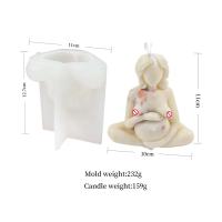 Molde De Vela De Silicona 3D De Mujer Embarazada Y Niño Estatua De Madre Tierra Para Arte Corporal DIY Decoración Del Hogar Regalo Personalizado - details 5