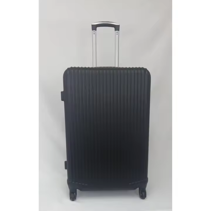 Maleta de viaje Barata grande 1004 Travel Negra de ABS de 76 x 49 x 29 cm Maletas de Viaje  Rígida. Equipaje con 4 Ruedas giratorias 360º y Cerradura de Combinación de 3 dígitos (Color Negro) - 1