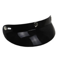 Visera Universal Negra Para Casco De Motocicleta Con 3 Botones Protección Solar Y Sombrilla Anteojos De Moto - details 5