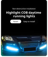 Luz Diurna LED Ultra Delgada Y Brillante Para Coche COB Consumo Bajo 12V Lámpara De Conducción Y Niebla Universal - details 3
