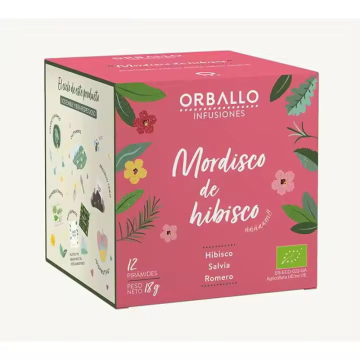 Orballo Infusión Mordisco de Hibisco 12 filtros  ecológico - 1