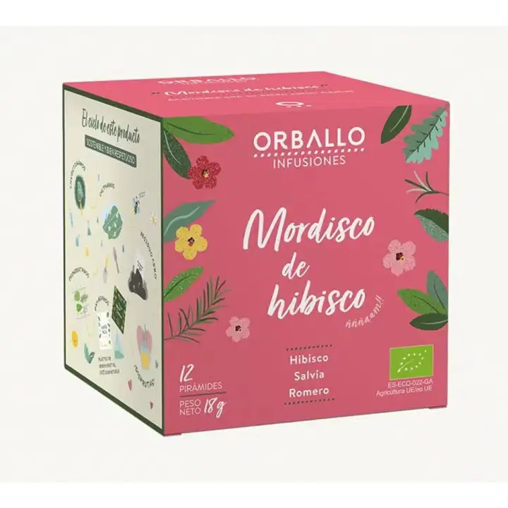 Orballo Infusión Mordisco de Hibisco 12 filtros  ecológico - 1